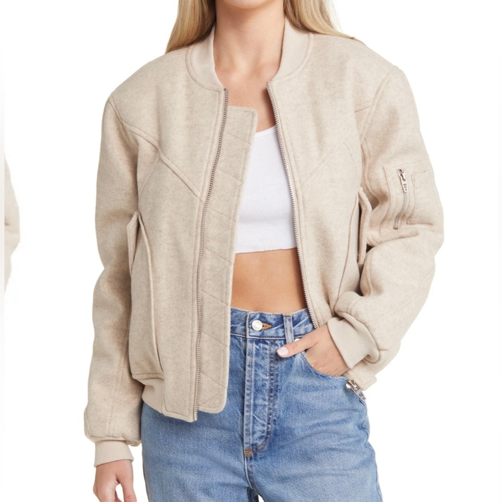 Blank NYC Bomber Jacket